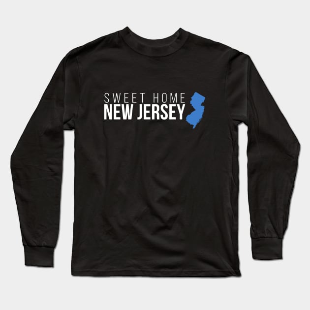 New Jersey Sweet Home Long Sleeve T-Shirt by Novel_Designs